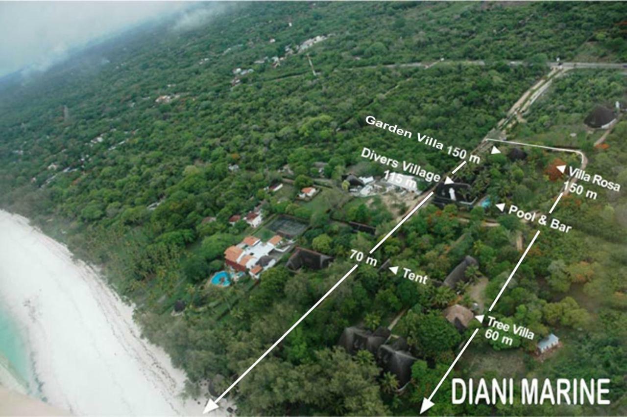 Diani Marine Divers Village Praia de Diani Exterior foto